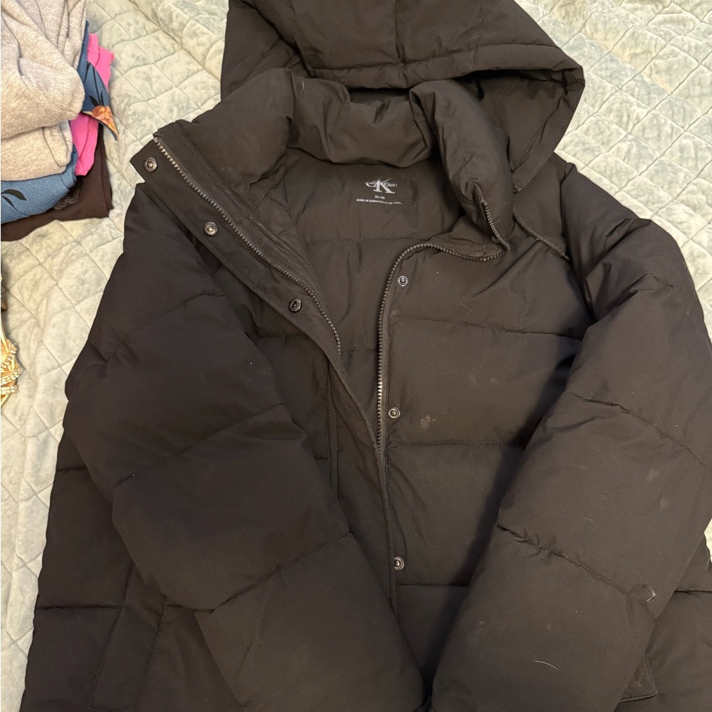 Calvin Klein Black Quilted Jacket